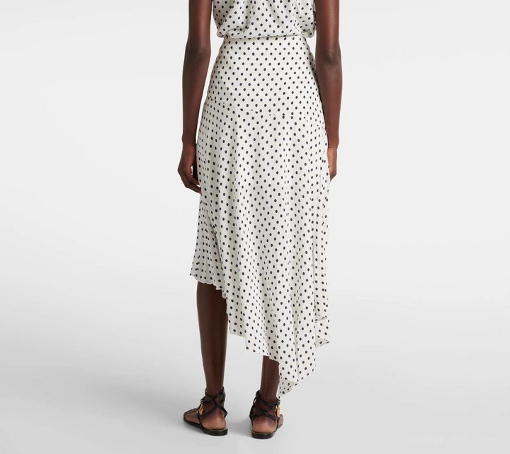 Veronica Beard Rosemary Polka Dot Midi Skirt MSRP $498