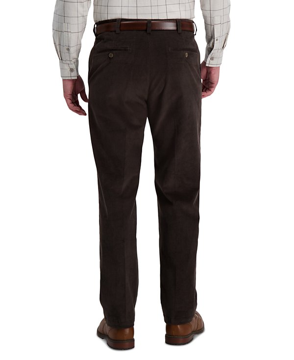 Haggar Men's Classic-Fit Stretch Corduroy Pants MSRP $80