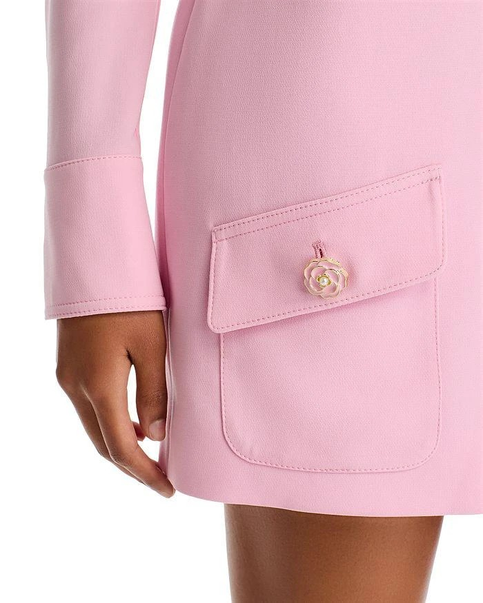 Cinq a Sept Ida Mock Neck Dress MSRP $395