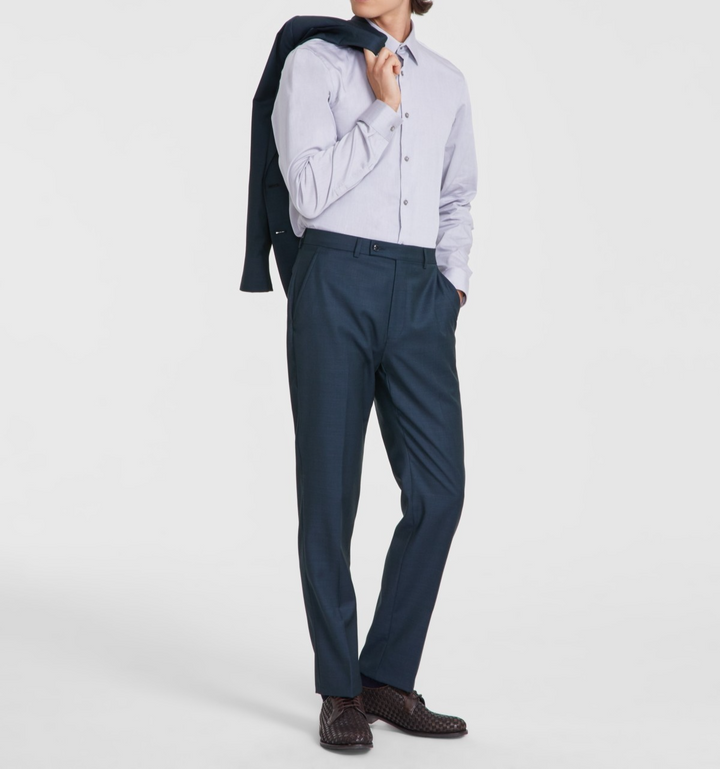 Calvin Klein Men's Slim-Fit Wool-Blend Stretch Suit Separate Pants MSRP $200