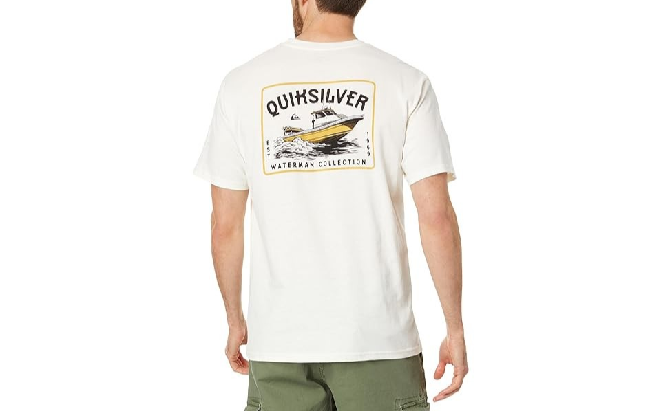 Quiksilver Waterman Sea Search Short Sleeve Tee MSRP $34