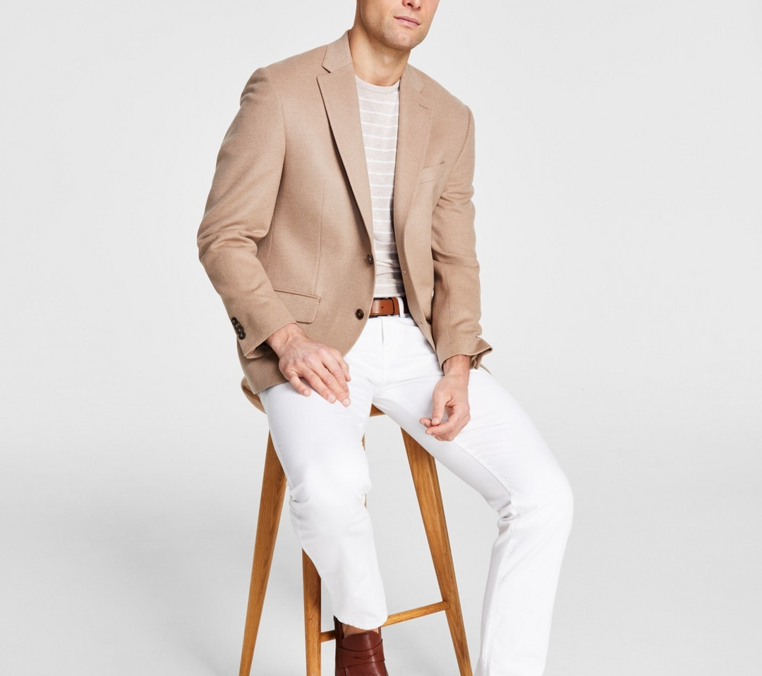 Michael Kors Men's Wool Cashmere Luxury Classic Fit Sport Coat MSRP $375
