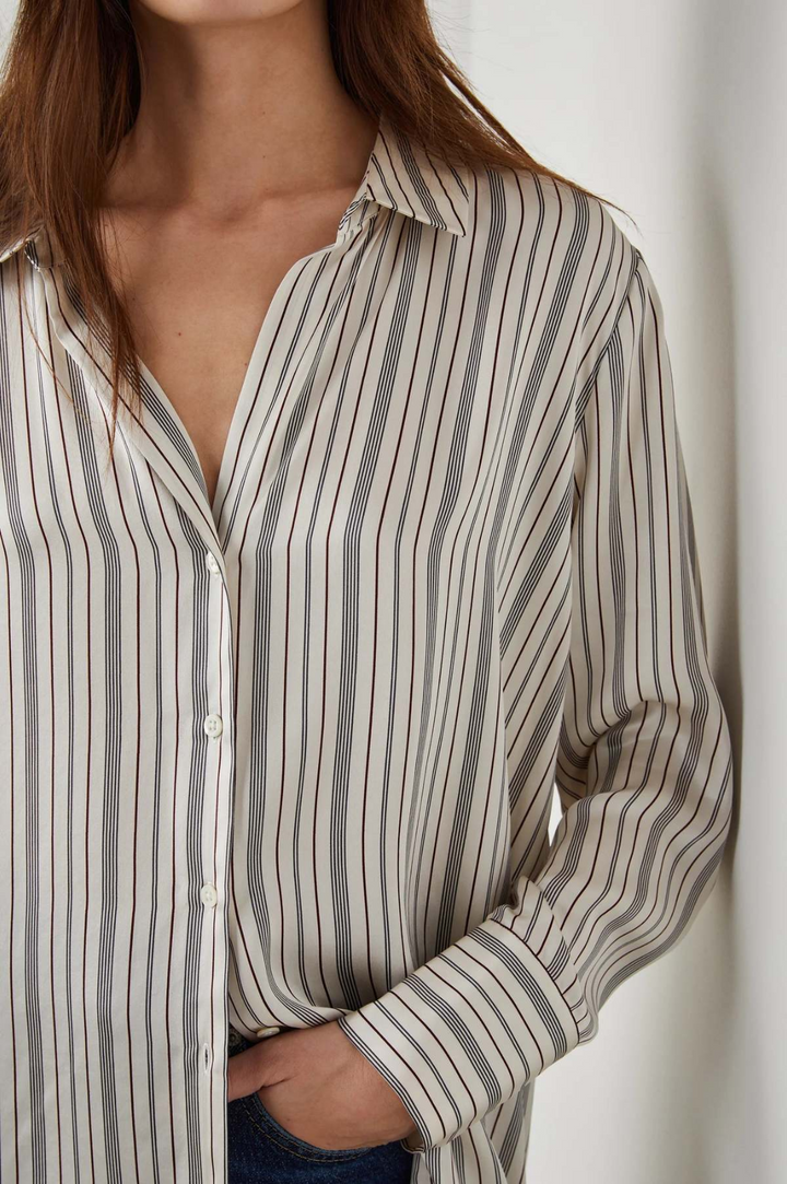 Rails Ledger Striped Shirt MSRP $268