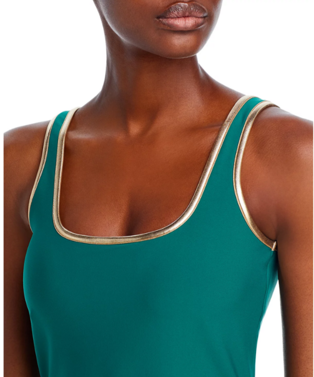 AQUA Athletic x Venus Williams Square Neck Mini Dress MSRP $88