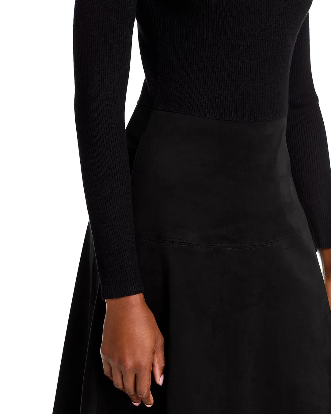 T Tahari Mixed Media Dress MSRP $128