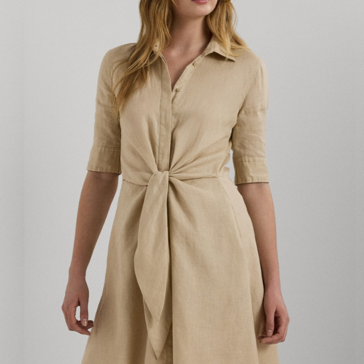 LAUREN Ralph Lauren  Linen Shirt Dress MSRP $185