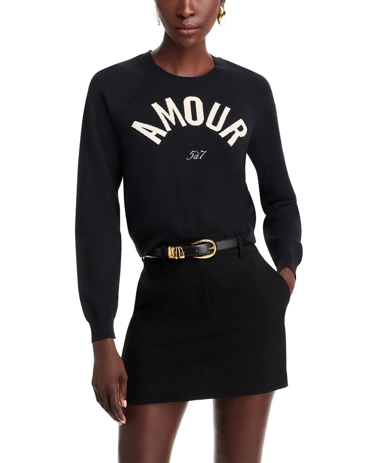 Cinq à Sept Amour Raglan Sleeve Sweater MSRP $325