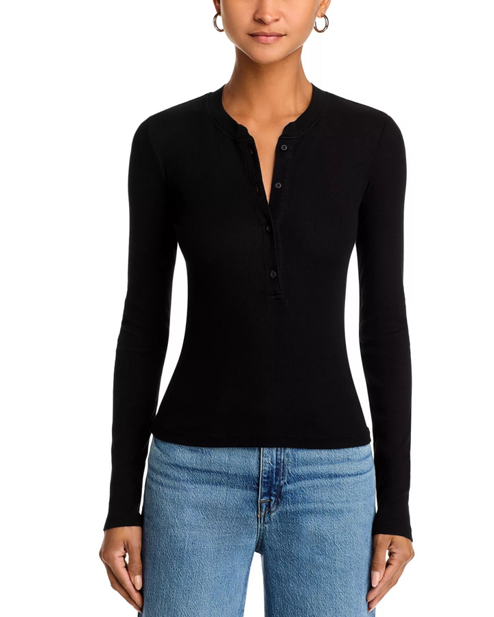 Cotton Citizen Verona Henley Top MSRP $155