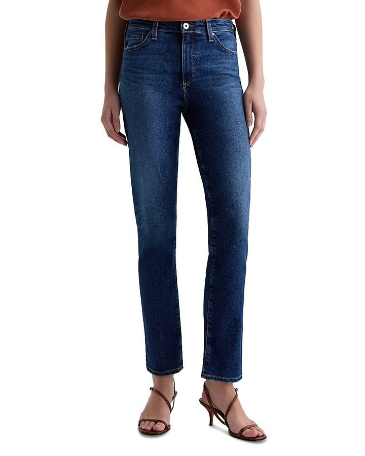 AG Mari Mid Rise Ankle Slim Straight Leg Jeans MSRP $225