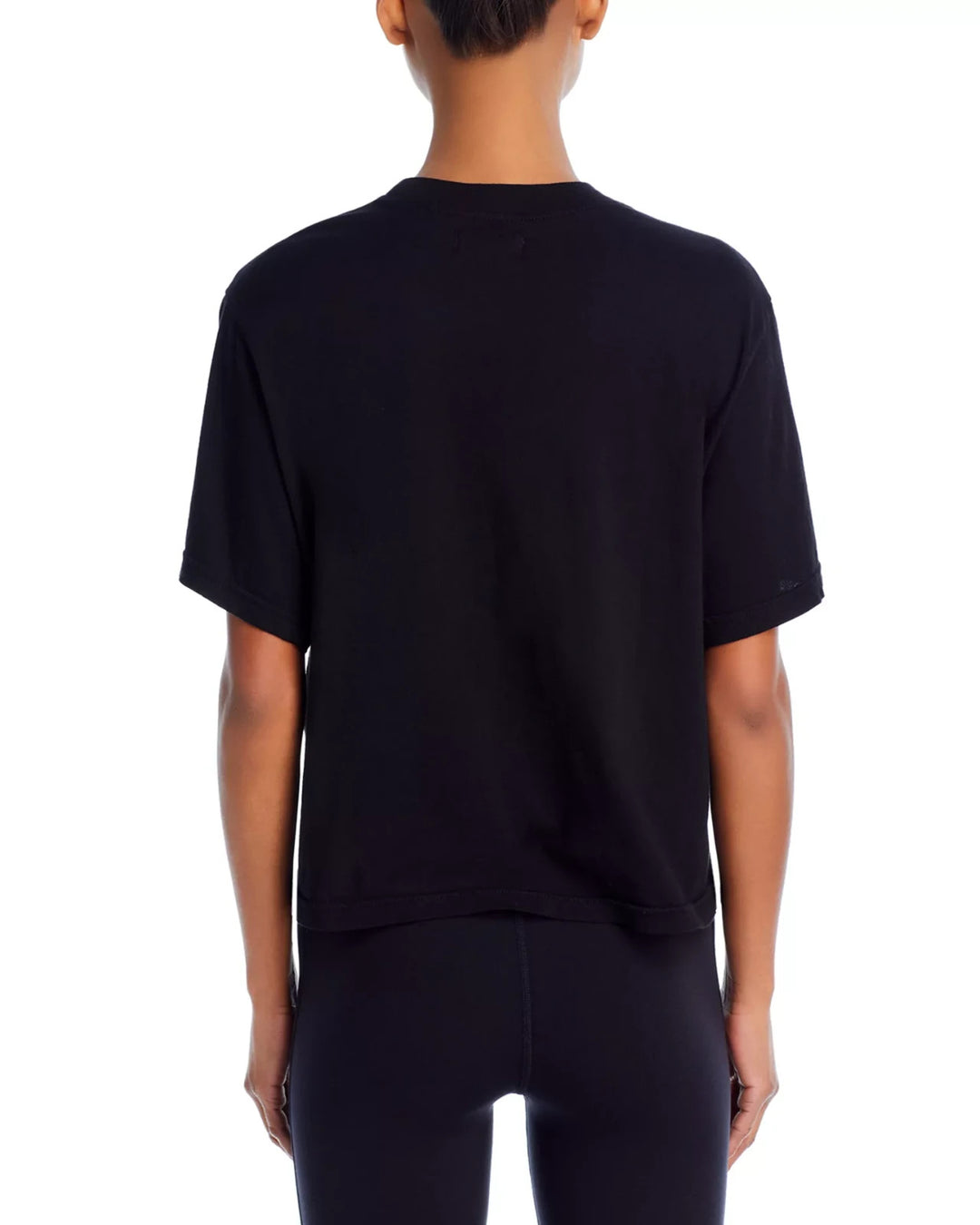 AQUA Athletic Hester Cropped Oversized Tee MSRP $48