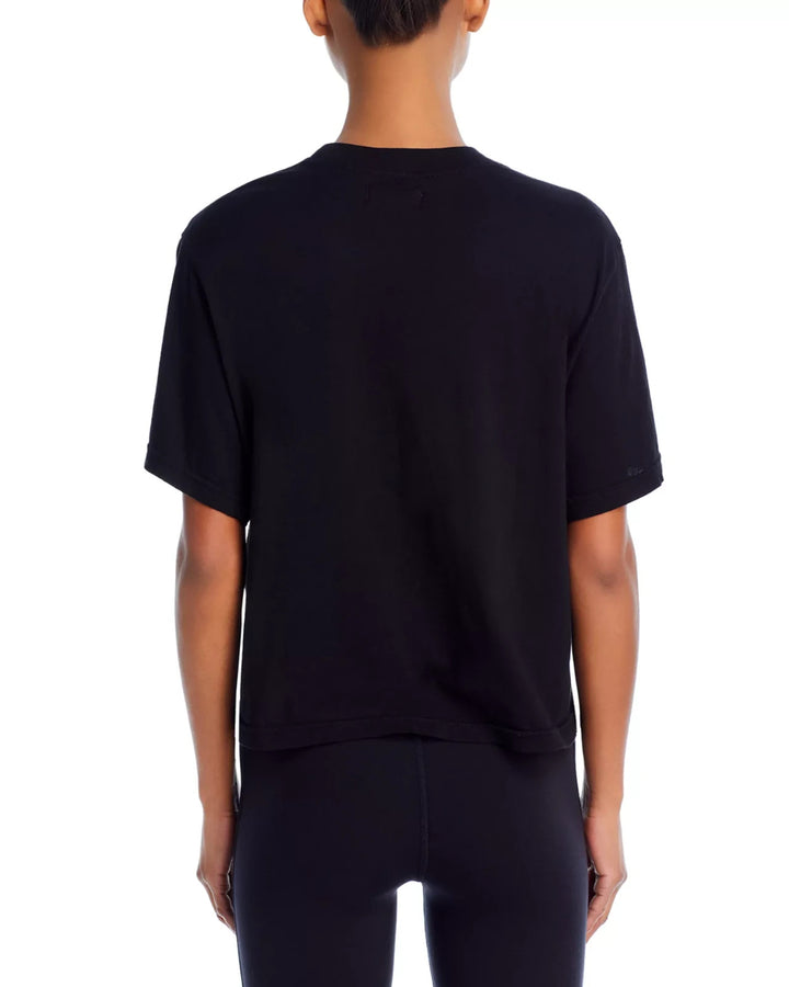 AQUA Athletic Hester Cropped Oversized Tee MSRP $48