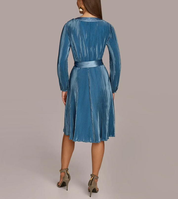 Donna Karan New York Women's Pleated A-Line Dress MSRP $ 229