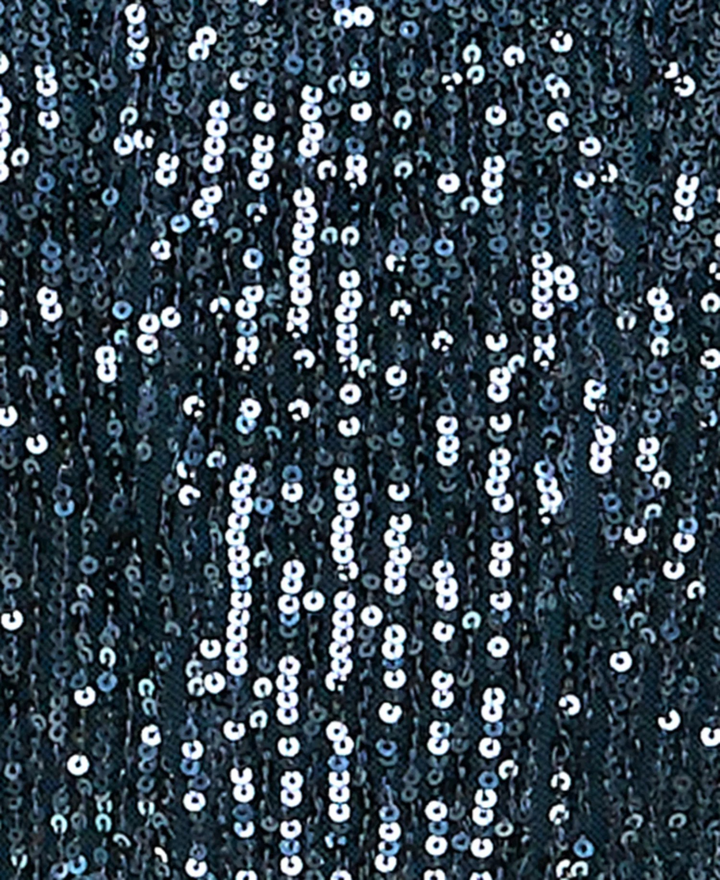 Trixxi Juniors' Sequin Embellished Tiered Sleeveless A-Line Dress MSRP $79