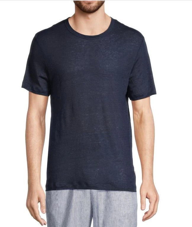Onia Linen Crewneck T-Shirt MSRP $110