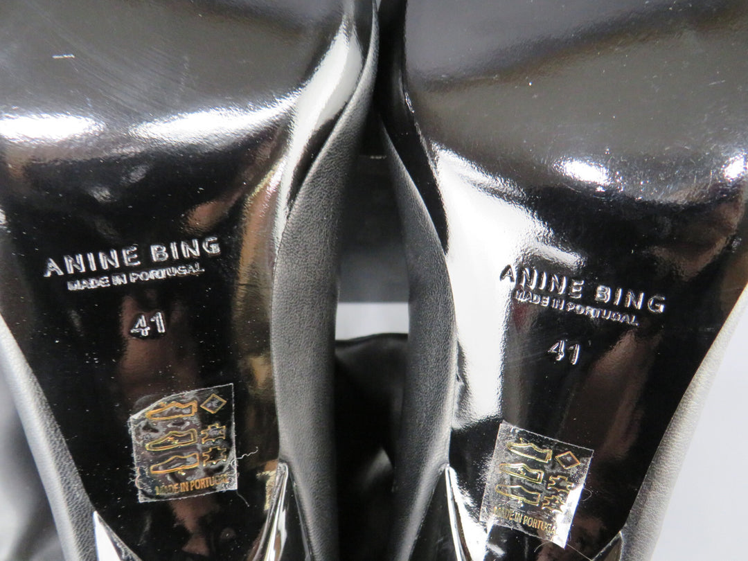 Anine Bing Women's Hilda Over The Knee Stretch Boots $600 Size 41 # M1 233 NEW