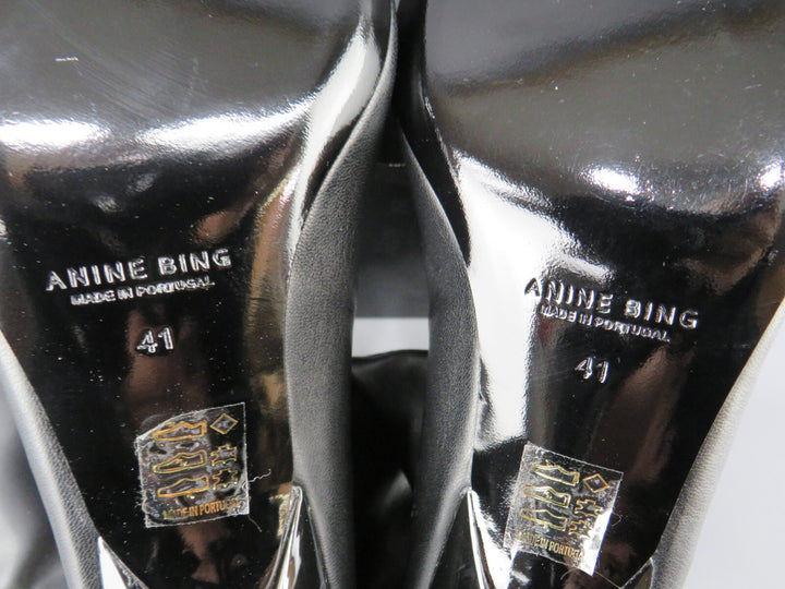 Anine Bing Women's Hilda Over The Knee Stretch Boots $600 Size 41 # M1 233 NEW