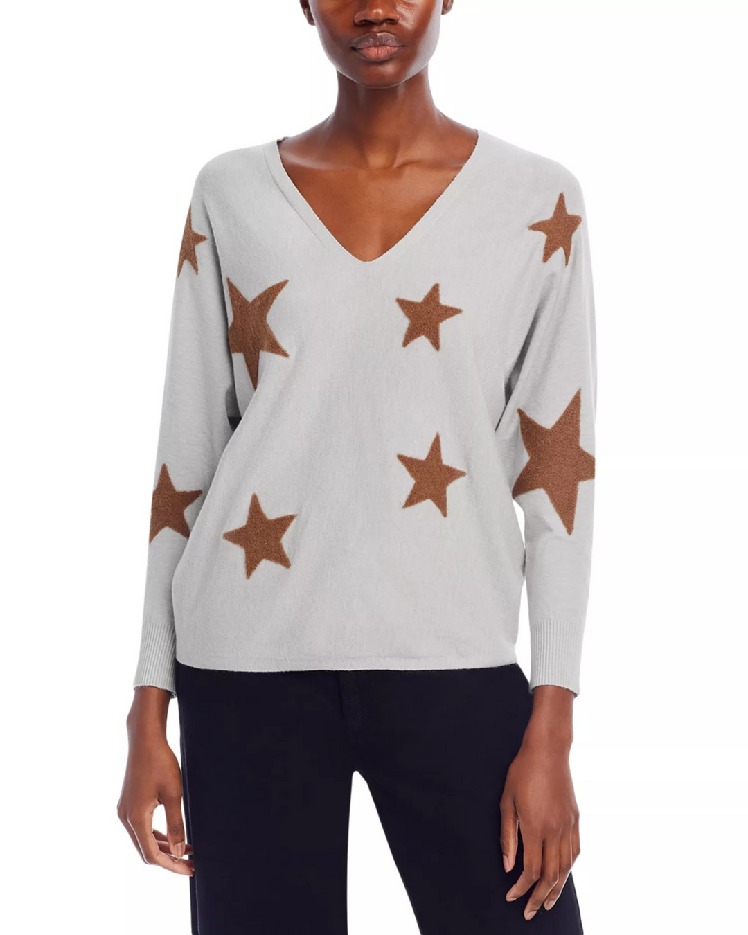 Sioni Star Embroidered Dolman Sleeve Sweater MSRP $118