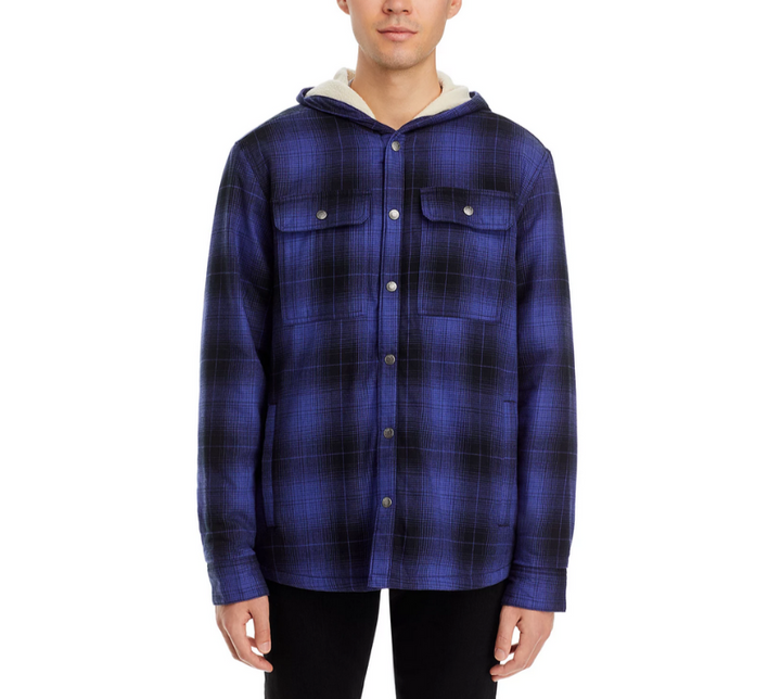 The North Face® Plaid Hooded Campshire Shirt Jacket MSRP $150