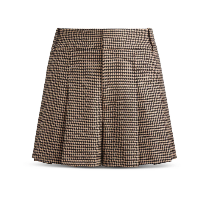 Alice and Olivia Scarlet Pleated Flutter Shorts MSRP $295