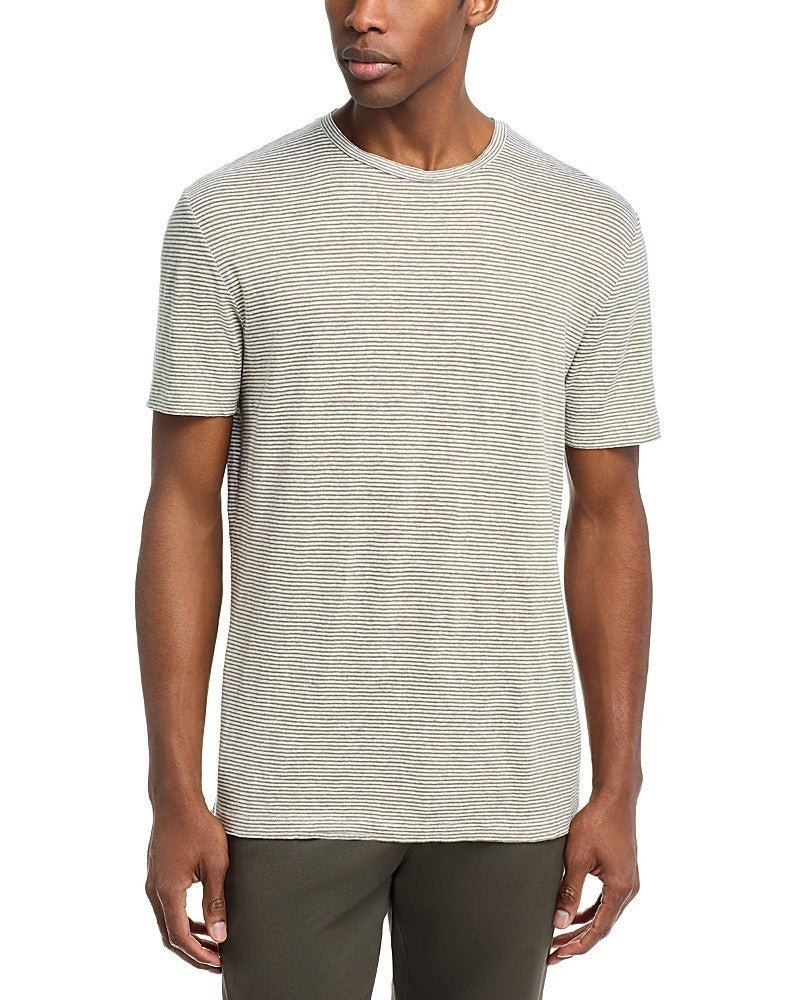 The Men's Store Striped Linen Tee MSRP $78