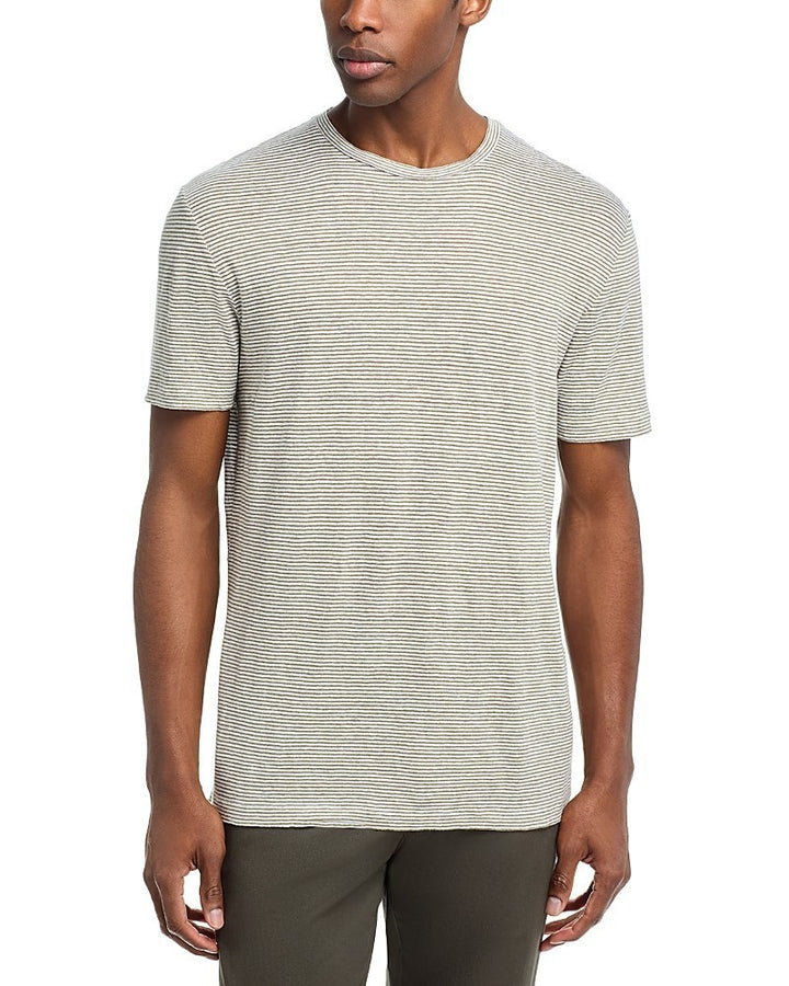 The Men's Store Striped Linen Tee MSRP $78