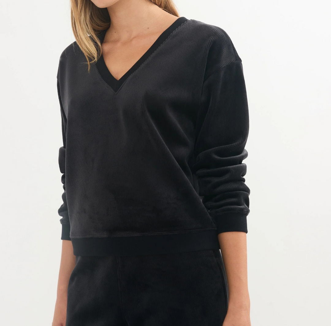 Marine Layer Velour Sweatshirt MSRP $98