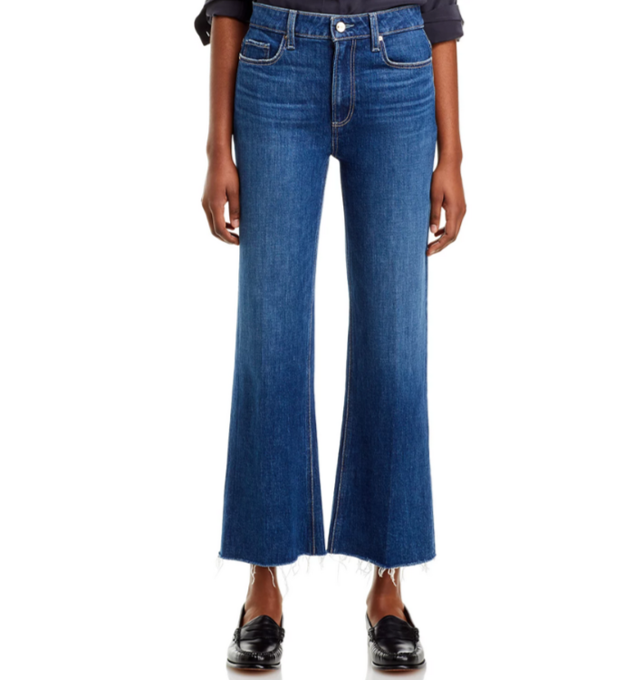 PAIGE Leenah Ankle Raw Hem Jeans MSRP $249