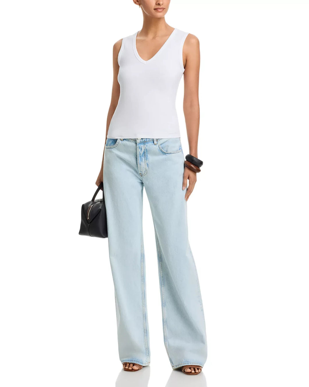 Majestic Filatures Soft Touch V Neck Tank Top MSRP $110