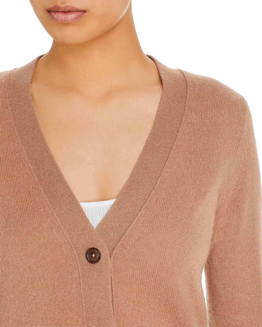 C by Bloomingdale's Cashmere Grandfather Cardigan MSRP $188