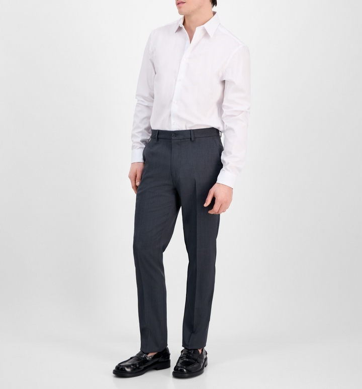 DKNY Men's Modern-Fit Solid Dress Pants MSRP $95