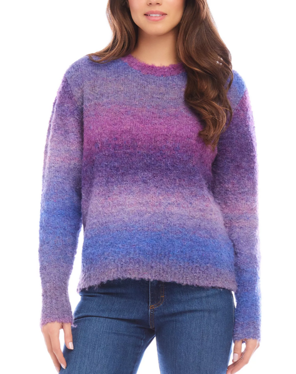 Karen Kane Ombre Boucle Sweater MSRP $129