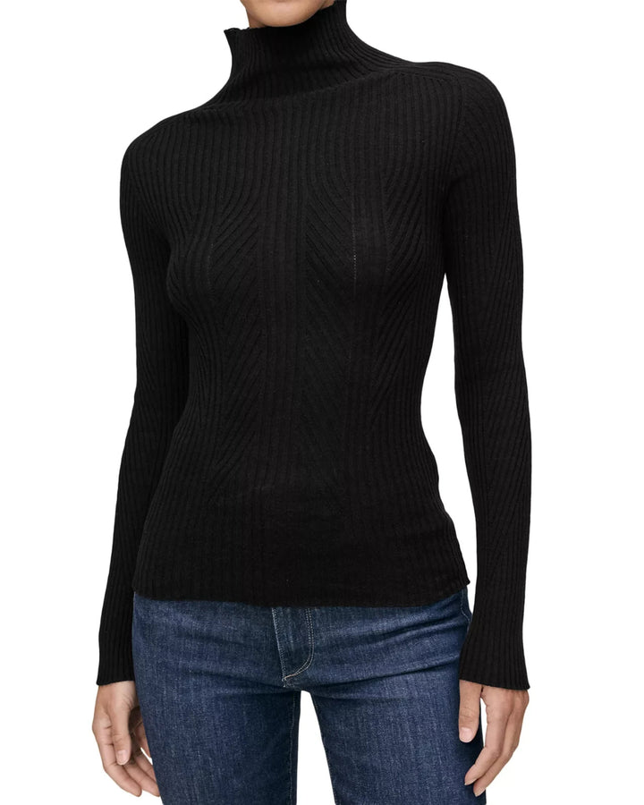DL1961 Rib Knit Turtleneck Sweater MSRP $269