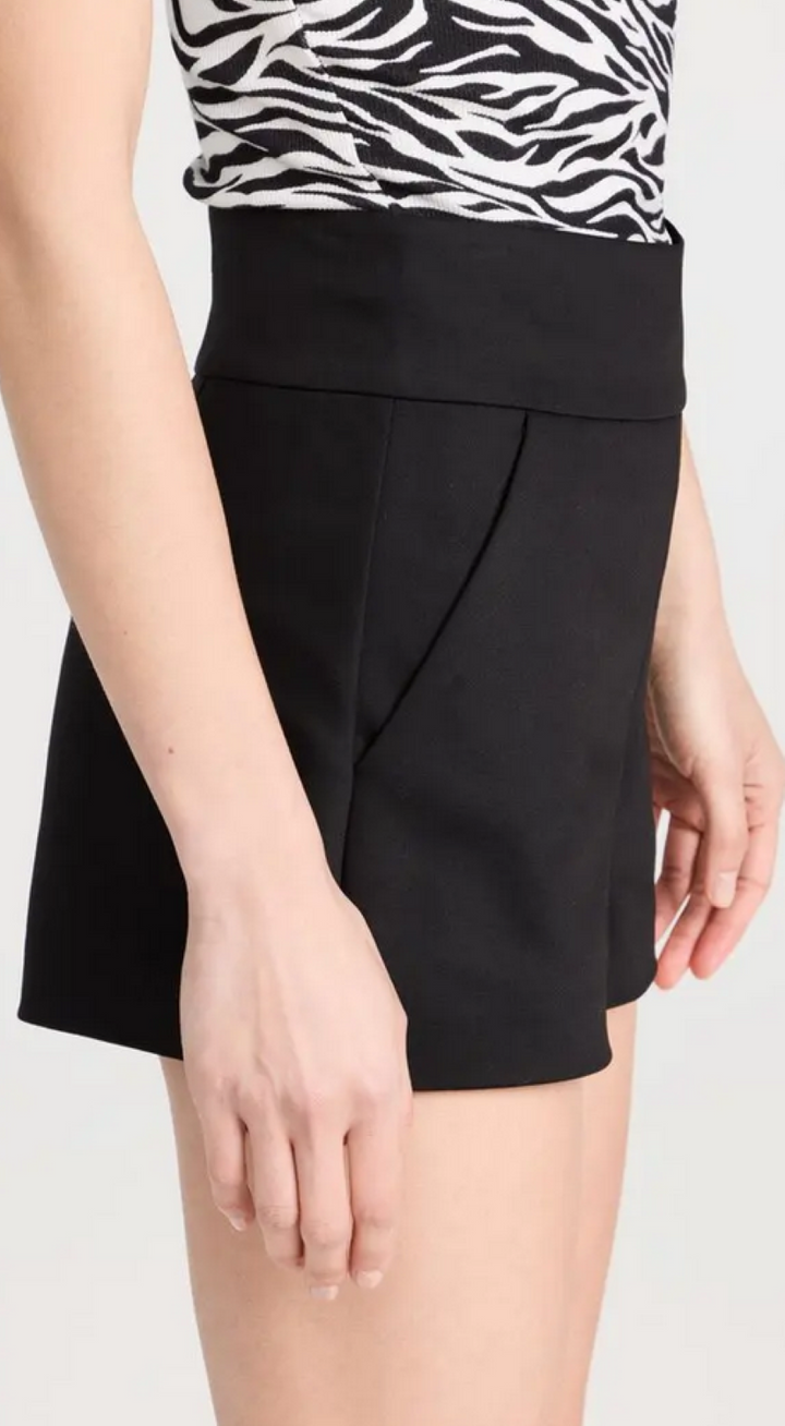 Alice + Olivia Donald High Waist Shorts MSRP $265
