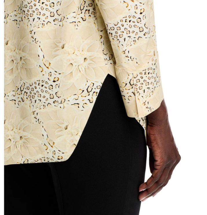 Chiara Boni La Petite Robe Printed Top MSRP $420