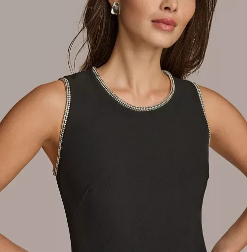 Donna Karan New York Rhinestone Trimmed Gown MSRP $239