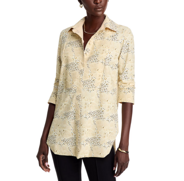 Chiara Boni La Petite Robe Printed Top MSRP $420
