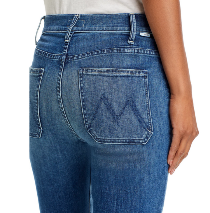 MOTHER The Patch Pocket Insider High Rise Jeans MSRP $268
