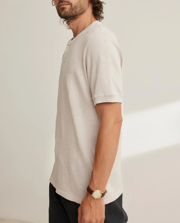 Velvet by Graham & Spencer Short Sleeve Henley MSRP $120