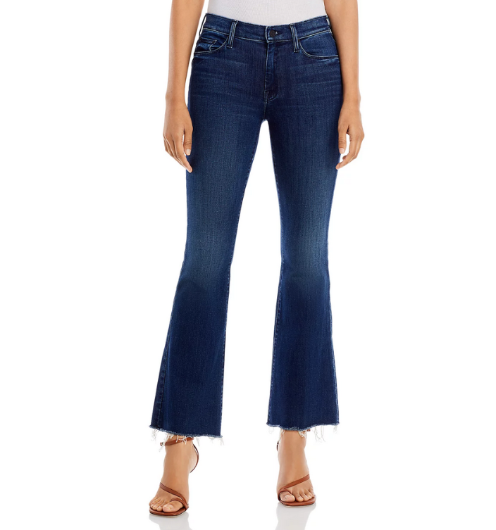 MOTHER The Weekender Mid Rise Flared Jeans MSRP $248