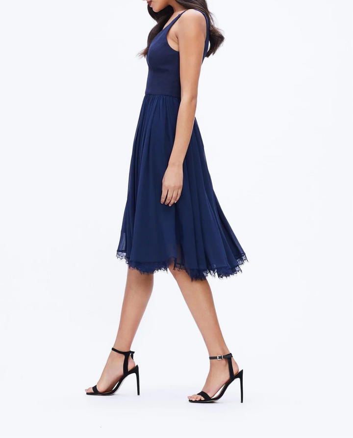 Dress the Population Alicia Lace-Hem Dress MSRP $198