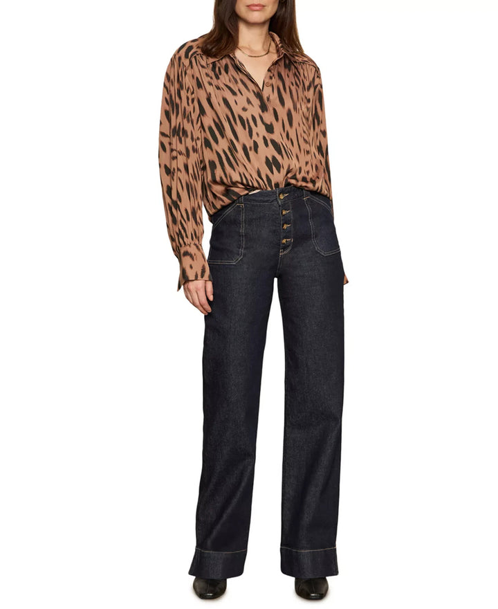 Sanctuary Women's Ekara Wide-Leg Slim Jeans MSRP $149