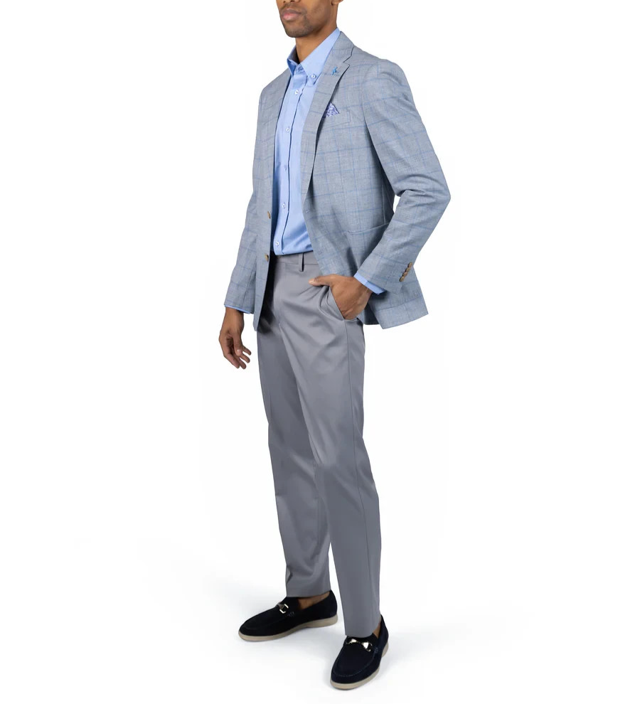 Tailorbyrd Melange Windowpane Sport Coat MSRP $325