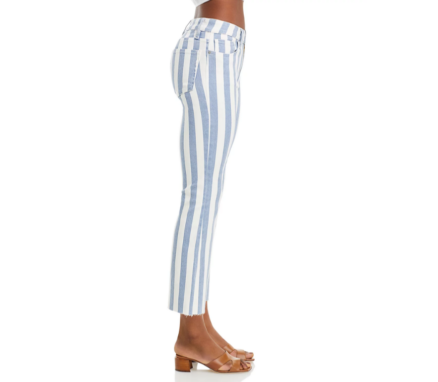 FRAME Le Crop High Rise Mini Bootcut Jeans MSRP $258