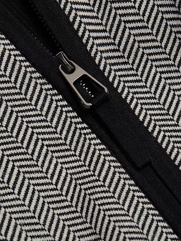 Toccin Reece Zip Front Sweater MSRP $345