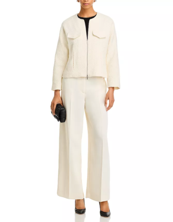 Derek Lam 10 Crosby Prewett Zip Front Jacket MSRP $595