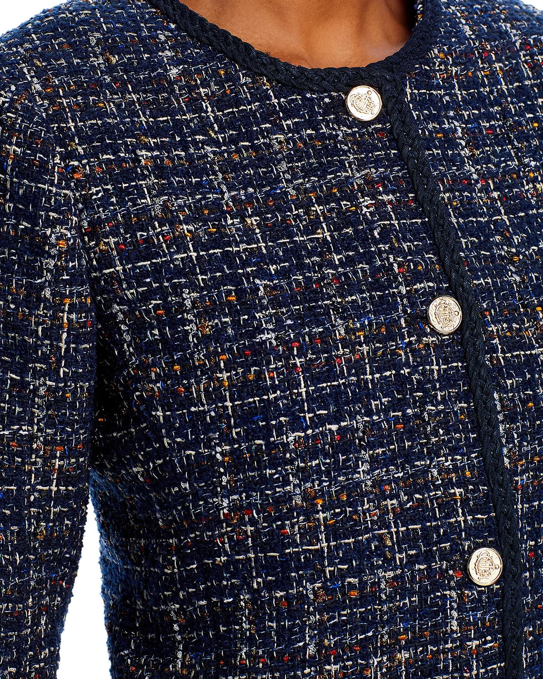 AQUA x Venus Williams Tweed Braid Trim Jacket MSRP $128