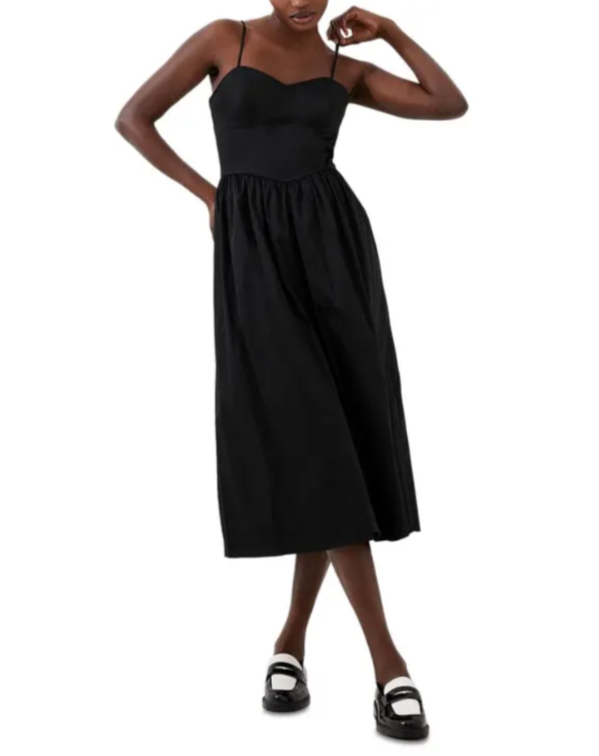 FRENCH CONNECTION Florida Strappy Midi Dress MSRP $148