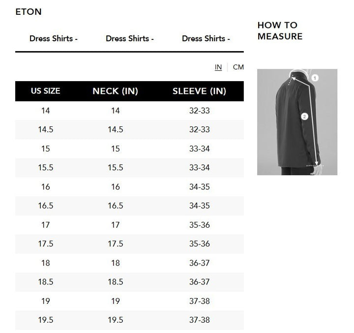 Eton Slim Fit Semi Solid Shirt MSRP $280