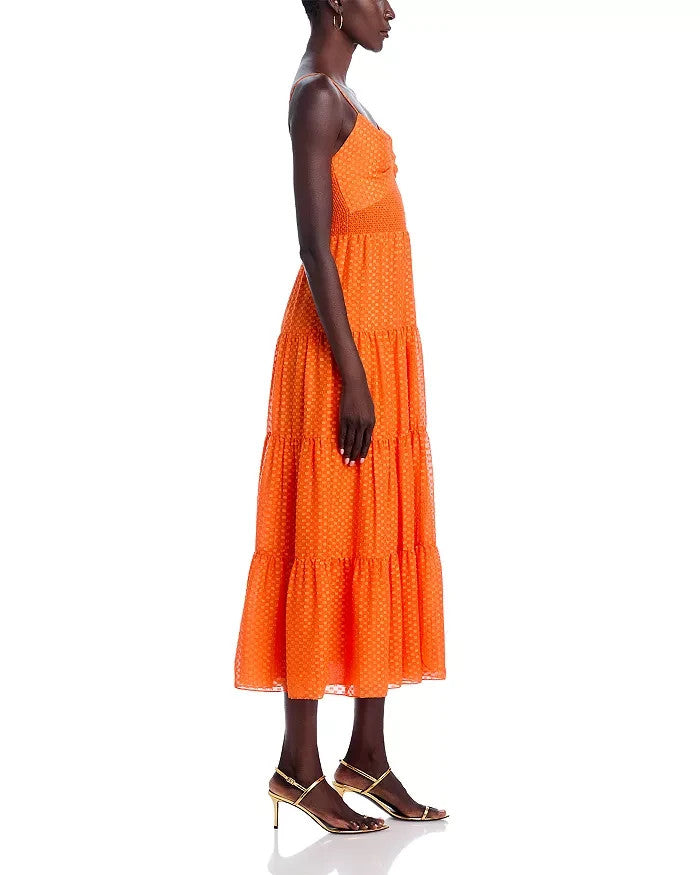 Alice and Olivia Clea Midi Dress MSRP $495