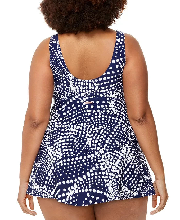 Raisins Curve Trendy Plus Size Lucia Swim Dress MSRP $102